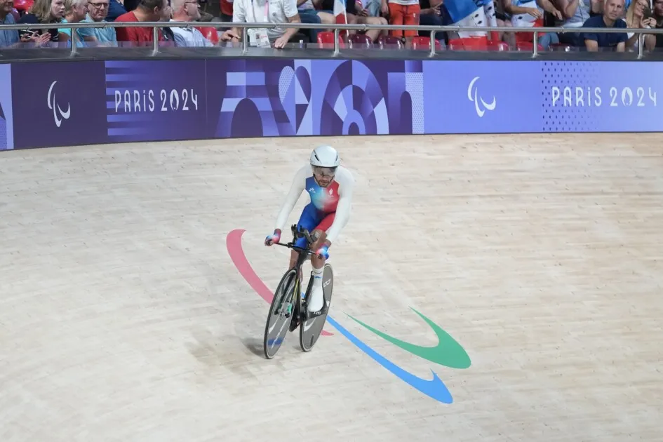 Thomas Peyroton-Dartet, para cyclisme, aux Jeux Paralympiques de Paris 2024