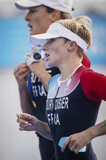 Héloïse Courvoisier, para triathlon, aux Jeux Paralympiques de Paris 2024