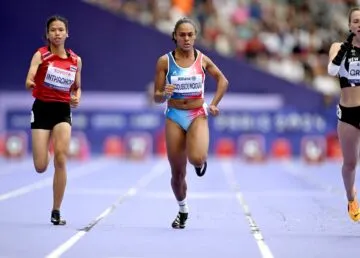Marie N'Goussou, para athlétisme, aux Jeux Paralympiques de Paris 2024