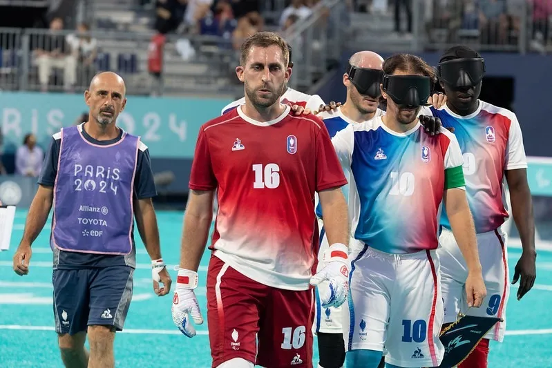 Benoit Chevreau de Montlehu, cécifoot, aux Jeux Paralympiques de Paris 2024