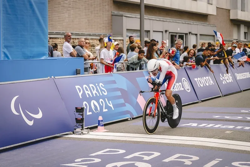 Thomas Peyroton-Dartet, para cyclisme, aux Jeux Paralympiques de Paris 2024