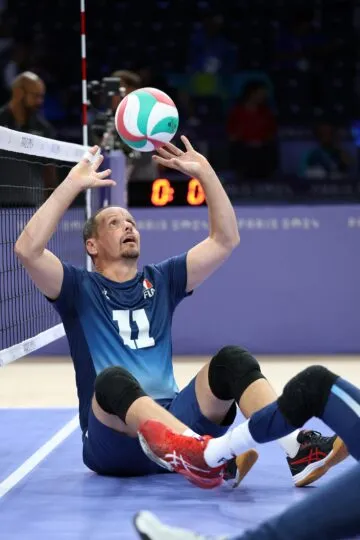 Gildas Guiheneuf, volley assis, jeux paralympiques de paris 2024