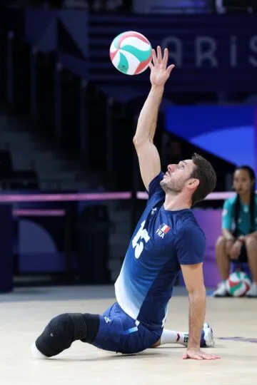 Romain Wolniewicz, volley assis, paris 2024