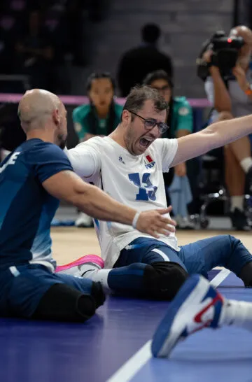 Morgan Troussard, volley assis, paris 2024