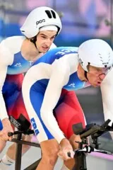 Alexandre Lloveras et Yoann Paillot, para cyclisme, aux Jeux Paralympiques de Paris 2024