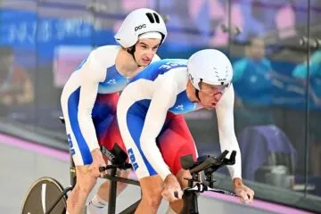 Alexandre Lloveras et Yoann Paillot, para cyclisme, aux Jeux Paralympiques de Paris 2024