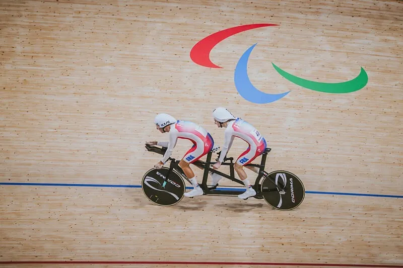 Alexandre Lloveras et Yoann Paillot, para cyclisme, aux Jeux Paralympiques de Paris 2024