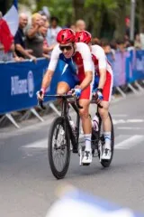 Alexandre Lloveras et Yoann Paillot, para cyclisme, aux Jeux Paralympiques de Paris 2024