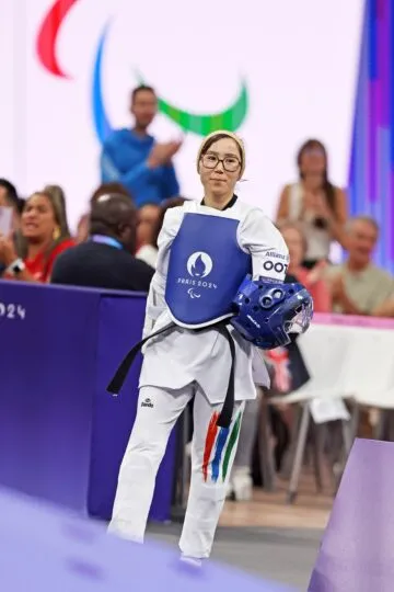 Zakia Khudadadi, para taekwondo, aux Jeux Paralympiques de Paris 2024